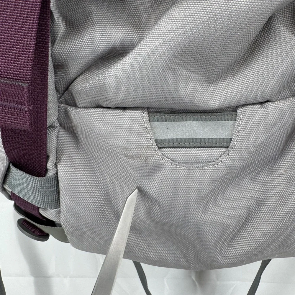 Osprey Flap Jill Pack Backpack Gray Purple Laptop Sleeve Hiking Travel